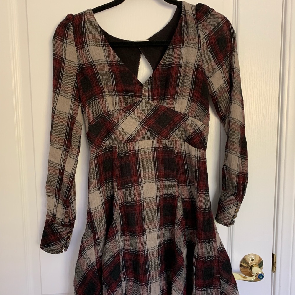Free People Plaid dress